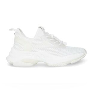 White Steve Madden Chunky no-tie runners